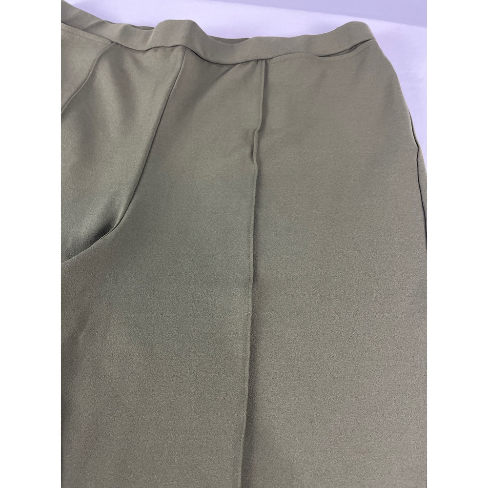 Kate & Mallory Olive Green Flare Leggings‎ Stretch Pants XL Women's